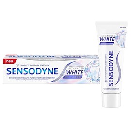 Toothpaste - Sensodyne Advanced White - Daily Whitening Tooth Cream, 75 ml, for Visibly Whiter Teeth, Gentle Whitening, Gentle on Tooth Enamels