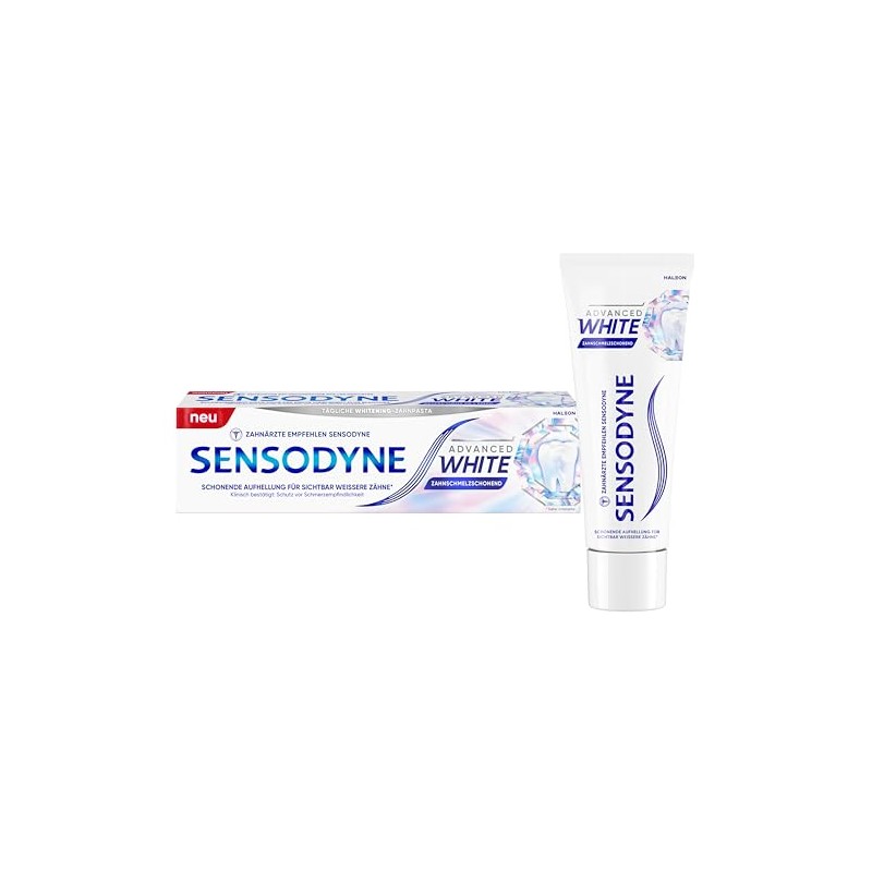 Toothpaste - Sensodyne Advanced White - Daily Whitening Tooth Cream,