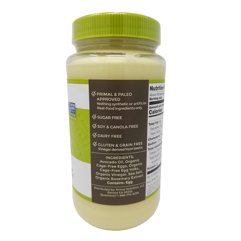 Primal Kitchen Avocado Oil Mayo, 24 fl oz