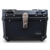 CRUIZER Topcase Koffer Motorrad Roller Platte schwarz 50L