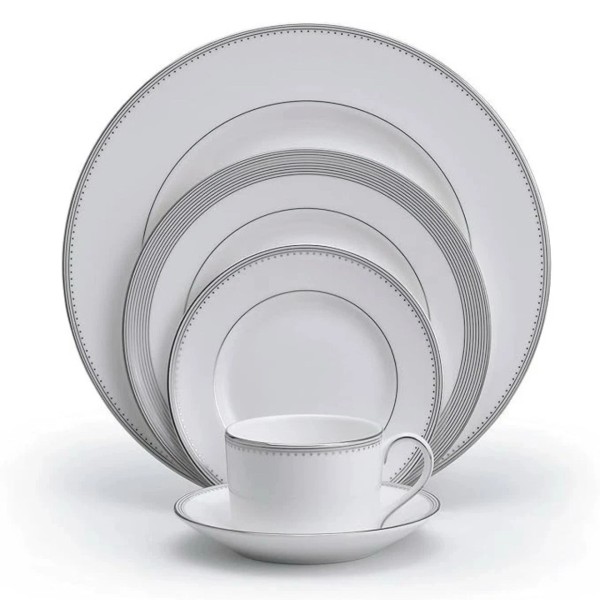 Vera Wang Wedgwood Grosgrain 5-Piece Dinner Set NEW NIB