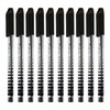 Ballpoint Pens, PBLOM Stick Biro Pens, 0.7mm Fine Tip, BLACK,
