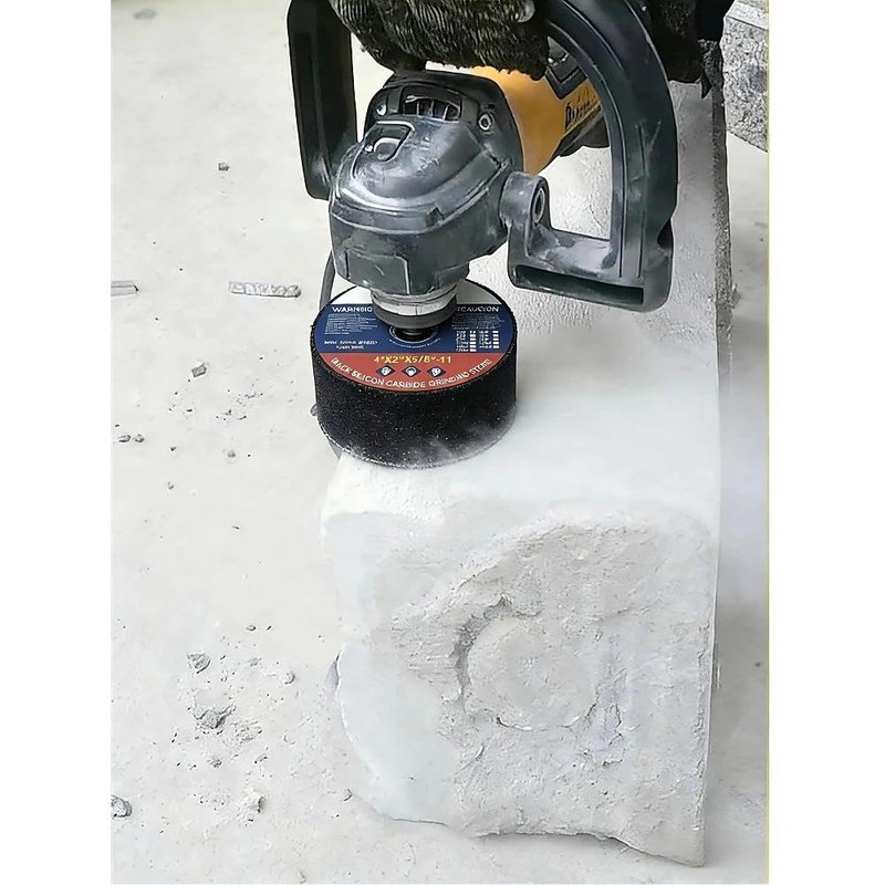 SIGNI 4 inch SiC Silicon Carbide Grinding Stone with 5/8