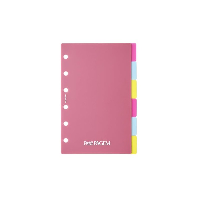 Noritsu Petit Pagem PRF4001 Personal Organizer, Refill, Mini 6, Index