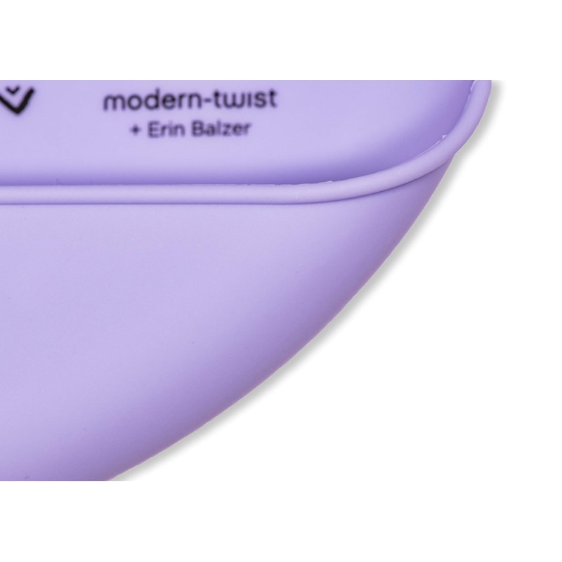 modern-twist Bucket-Bib 100% Food-Grade Silicone, Waterproof and Reusable, Curious Otter