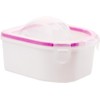 Recipiente Plástico de Remojar para Resistente Uñas Agua Duro Manicura