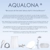 AQUALONA® Chrome Hose for Handheld Shower Head - Rub Clean