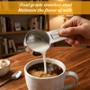2 Pcs 1/4 Cup Stainless Steel Measuring Cup 60ml |