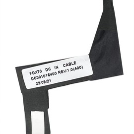 ZAHARA DC Power Socket Charging Port Connection Cable for Dell Precision 7750 P44E FDX70 0XPX4V DC301016400