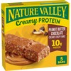 Nature Valley Creamy Protein Bars, Peanut Butter Chocolate, 10g Protein