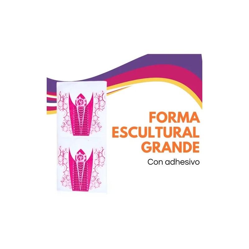 Mc Nails, 100 Formas Esculturales Grandes Para Uña Acrílica