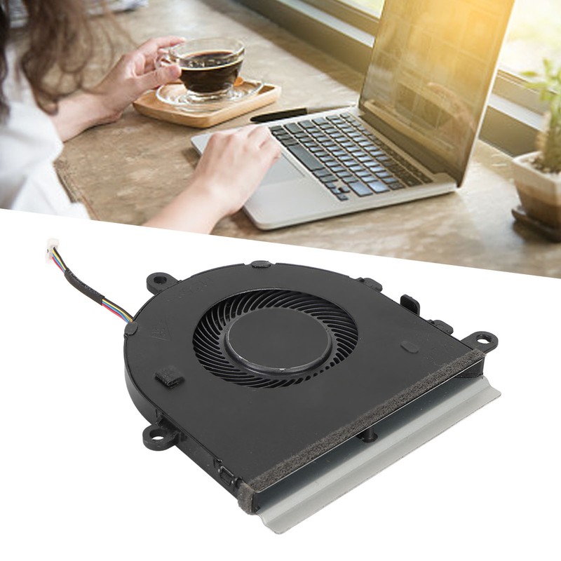 Laptop CPU Cooling Fan 4 Pin Heat Dissipation Replacement CPU