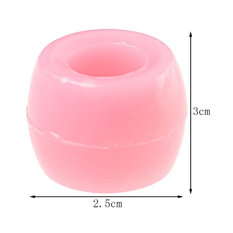 1200 Pcs Pony Beads Bulk, Multicolored Plastic Bracelet Beads Round