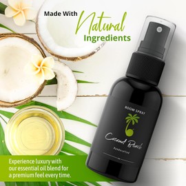 605Products - Coconut Beach Air Freshener - General Room Spray for Home, Bathroom, and Bedroom - Long Lasting Odor Eliminator with Natural Essential Oils - Home Fragrance Essential