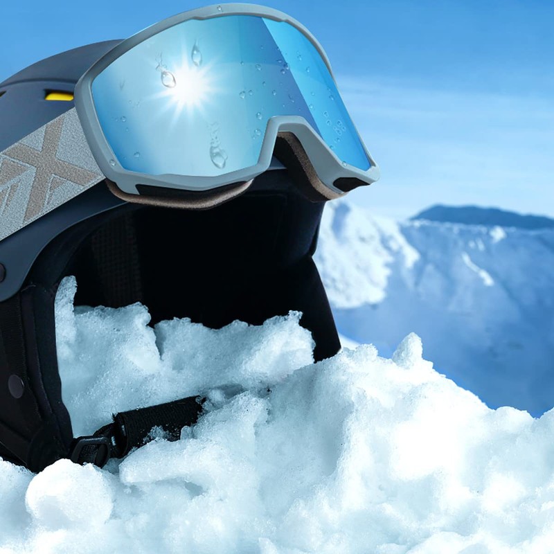 EXP VISION Ski Goggles Snowboard for Men Women, OTG Anti