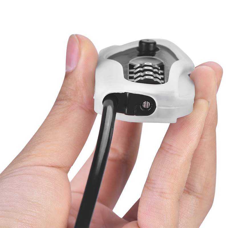 GIYO Anti theft 4-Digit Password Zinc Alloy Lock Steel Cable