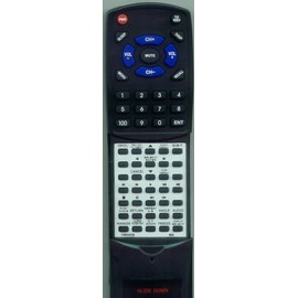 Replacement Remote Control for SANSUI LCDVD200B, CFTD2052, 076R0HE02B