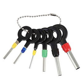 X AUTOHAUX 6pcs Car Vehicle Wire Terminal Removal Tool Wiring Connector Pin Extractor