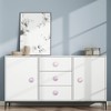 mookaitedecor 2 Pieces Crystal Mushroom Cabinet Knobs with Screws Knob
