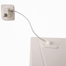 YEYA Upgraded No Drill Anti Tip Furniture Wall Anchors for Baby Proofing White 4 Pack