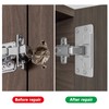 Hinge Repair Plate for Cabinets, Repair Kit 9 x 5