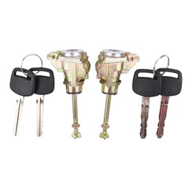 MOTOKU Pair Front Door Lock Cylinder Tumbler Keys Set for Toyota Tacoma 2009-2015 Matrix Corolla 2009-2013 Camry 2009-2011 Left Driver and Right Passenger Side