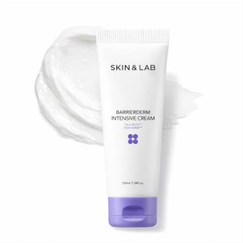 [SKIN&LAB] Barrierderm Intensive Cream 100ml, Skin Barrier Korean Face Cream Moisturizer, Panthenol, light texture, face and body cream, Gentle for All Ages (3.38 fl oz.) | Korean Skin Care
