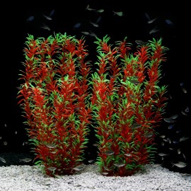 JIHAQUA Aquarium Decor Plastic Plants Extra Large 21 Inches Artificial Fish T...