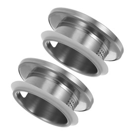 Gatuida 2Pcs Wear Resistant Stainless Steel Pitcher Lids for Water Jugs Filtering Design with Double Side Outlet for Teapots and Juice Carafes Stainless Steel