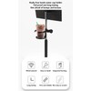 Cup Holder Clamp On Mic Stand, 360° Rotate Microphone Stand