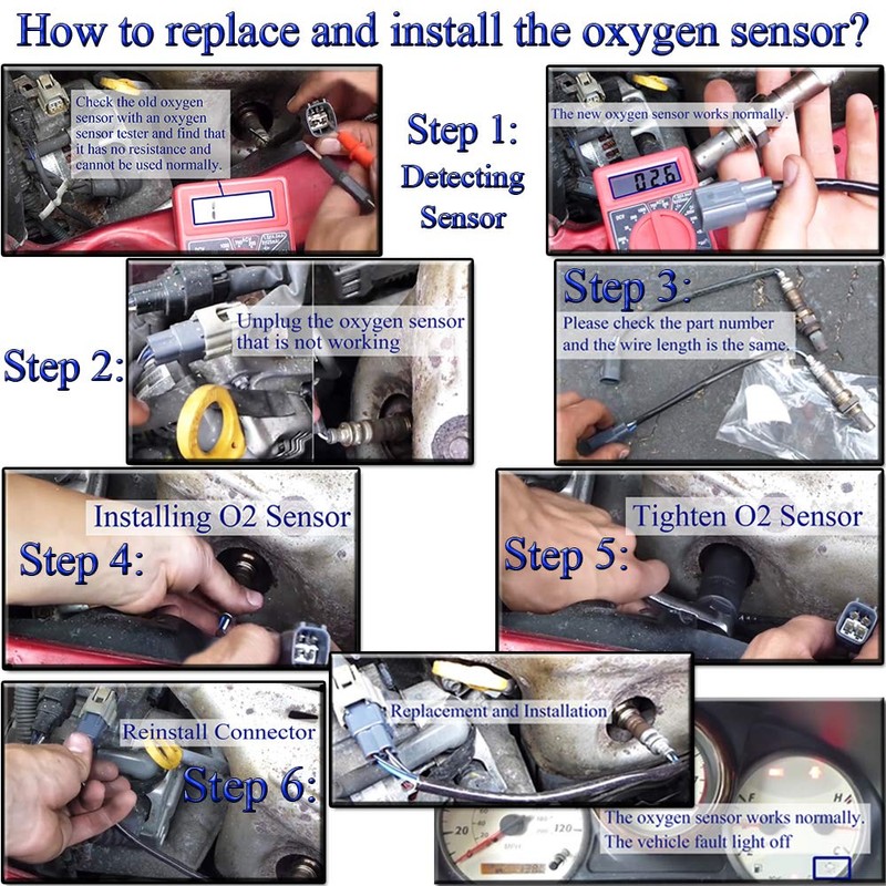 Sensor de oxígeno Lambda O2 de 4 cables para Mazda