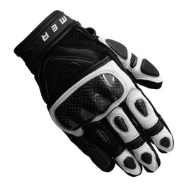 Fulmer Men's GT8C Street GP Hard Knuckle Leather/Mesh Gloves Motorcycle Riding