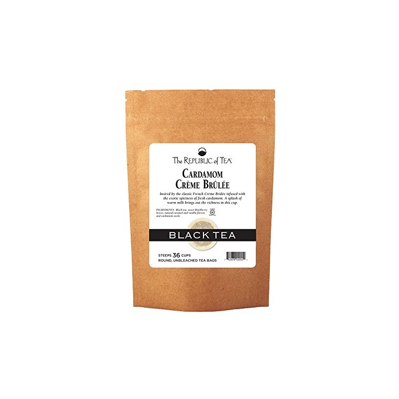 The Republic of Tea Cardamom Creme Brulee Black Tea, 36