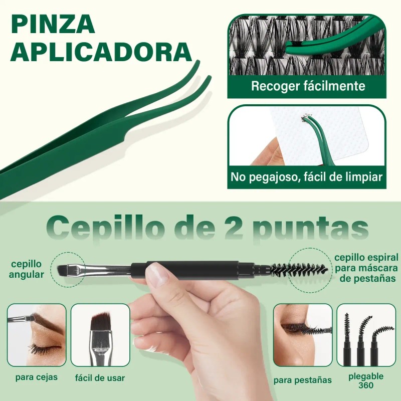 Kit Pestañas Mink Sintético Keyyou Ky-rrkit-30d+40d