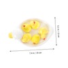 MAGICLULU 6Pcs Adorable Duck Shaped Chopstick Rests Yellow Ceramic Tableware