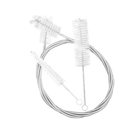 Saddgo 3 Piece Trumpet Cleaning Kit Trumpet Brushes Mouthpiece Brush Valves Brush Musical Instrument Cleaning Tool Set