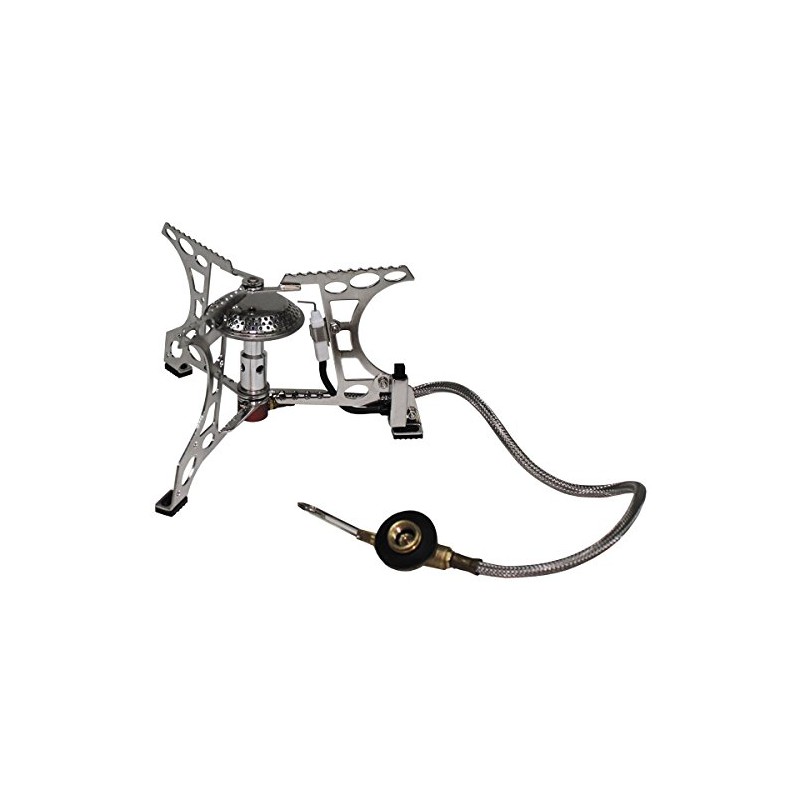 MFH Folding High Performance Gas Stove 3000 W with Hose