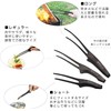 Todai x Village Blacksmith Stainless Steel Yakiniku Tongs, Black Oxidized