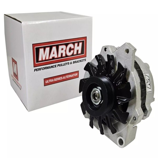 March Performance Ultra Series CS130 Alternator 140 AMP 1 Wire