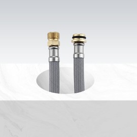 Kitchen Faucet Parts Pull out Faucet Hose Compatible for Grohe 48293000 Flexible Shower Hose Replacement With Weight Ball and 3 Connectors