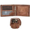 Fa.Volmer Men's Leather Wallet with RFID Protection - Extra Sturdy