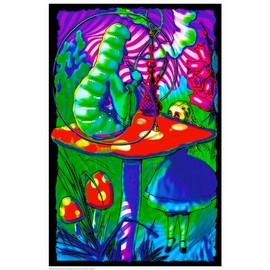 Alice in Wonderland - Laminated Non-Flocked Blacklight Poster - 24.5 x 36.5