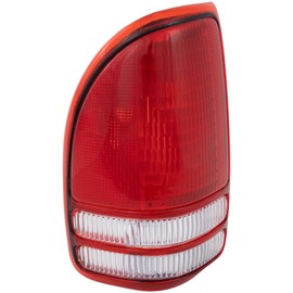 BAP Compatible with Dakota 97-04 Tail LAMP Driver Side, Lens and Housing