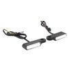 1 Pair Motorcycle LED Turn Signal Running Lights Retro Style