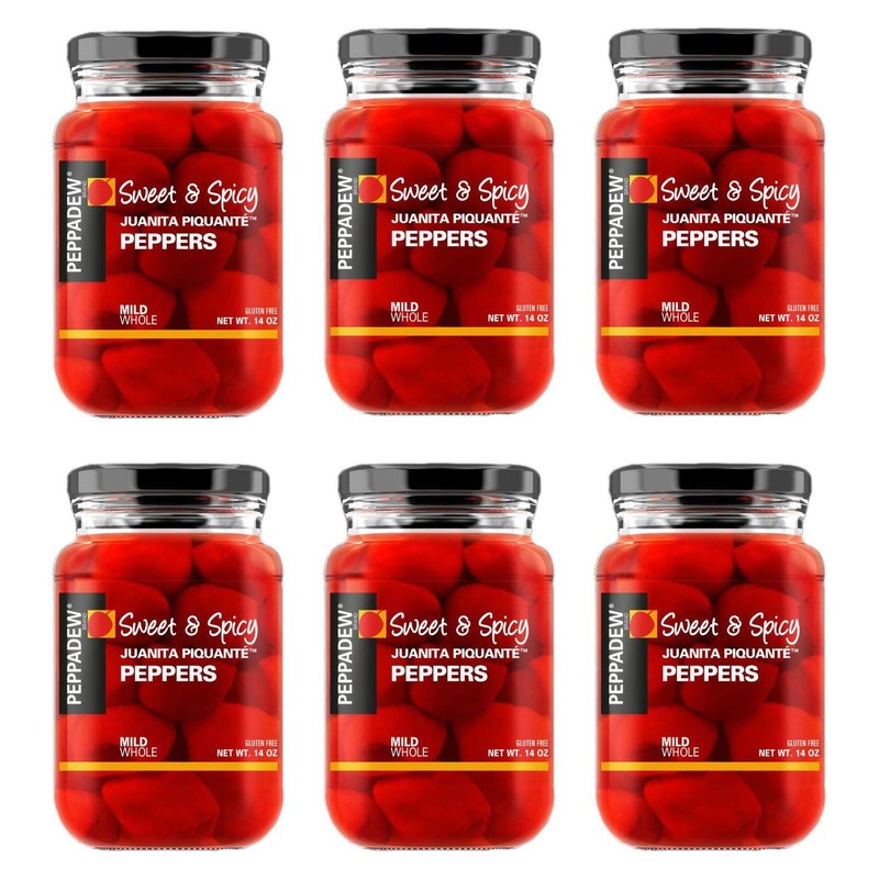 Peppadew Peppers - Mild - Value Bundle of 6 (84