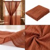 Terracotta Rust Cheesecloth Table Runner Birthday Christmas Valentines Day