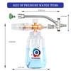 Foam Cannon for Pressure Washer with Dual Connector, Balabulala Car
