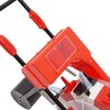 CRYBY Hand-Push Seeder, Walk-Behind Row Corn Planter Seeder Manual Roller