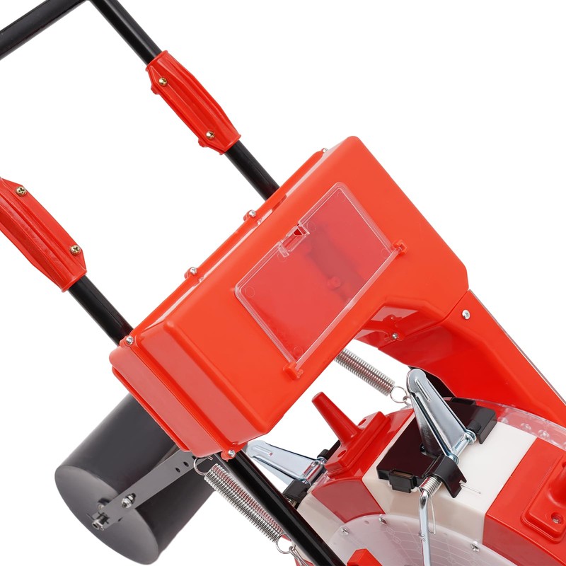CRYBY Hand-Push Seeder, Walk-Behind Row Corn Planter Seeder Manual Roller