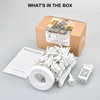 cshare White Christmas Tree Lights, White Wire 400LED Christmas Lights